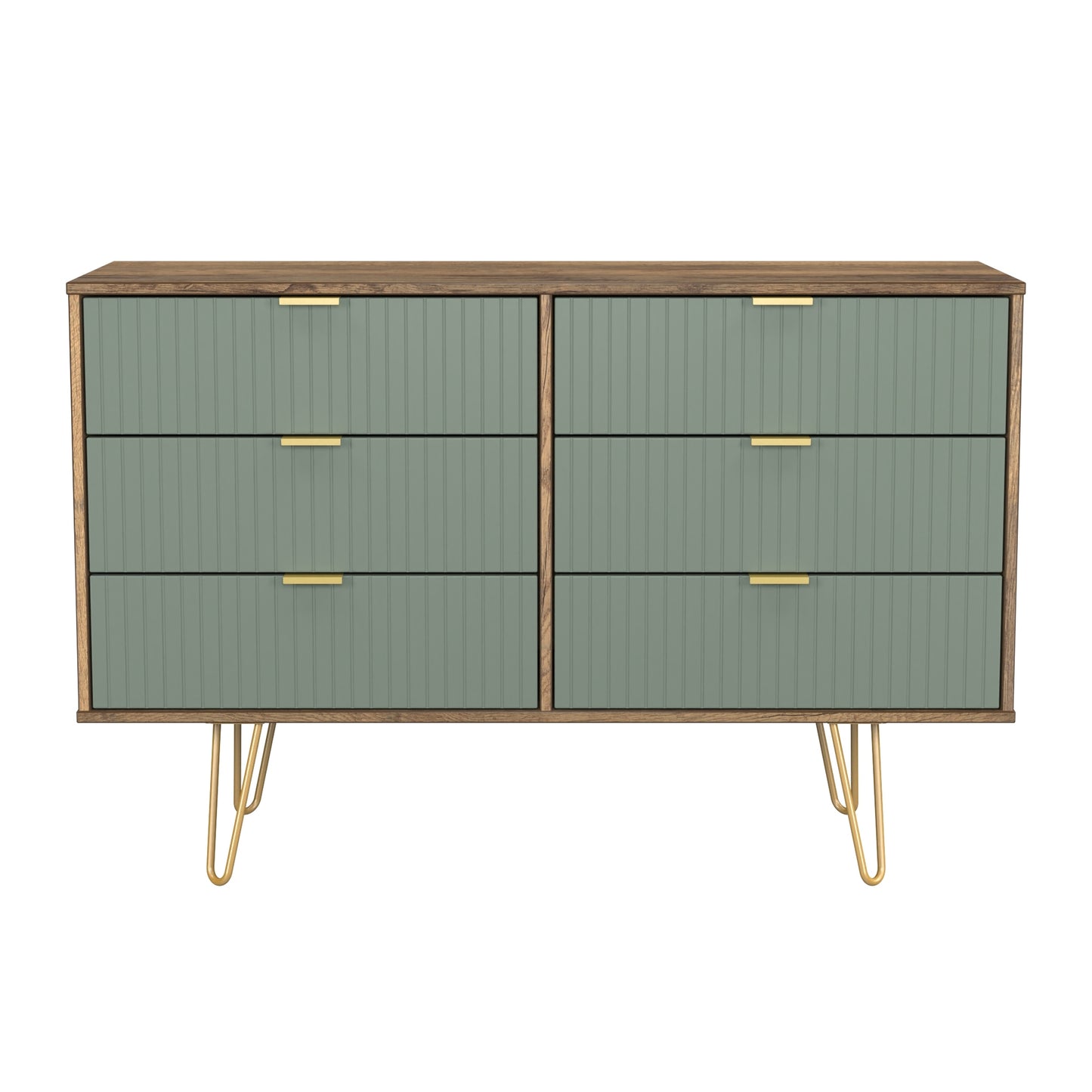 Linear 6 Drawer Midi Chest