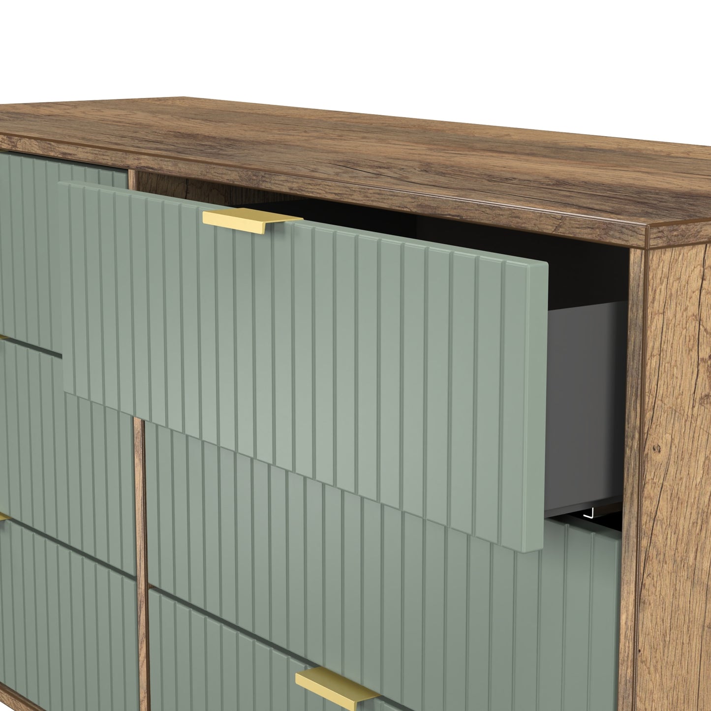 Linear 6 Drawer Midi Chest