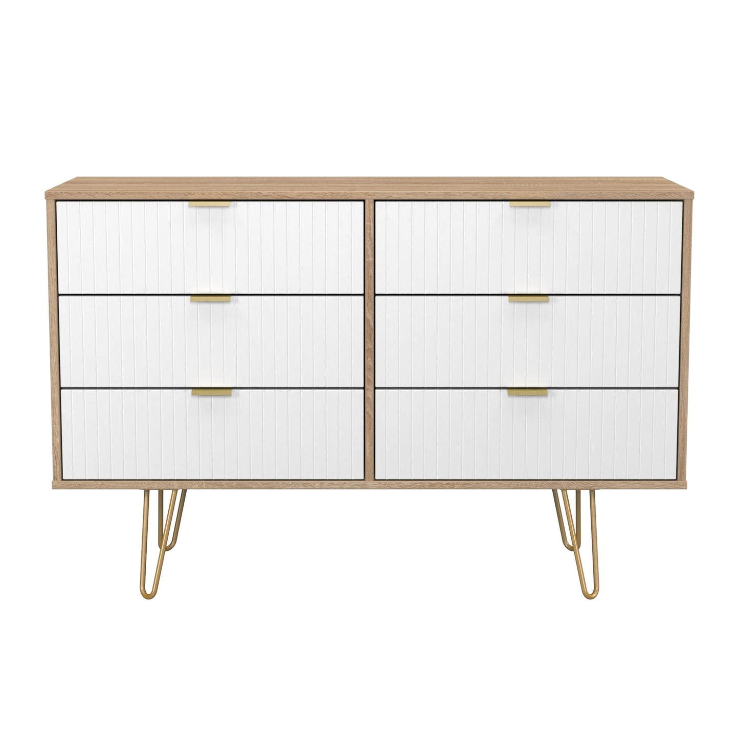 Linear 6 Drawer Midi Chest