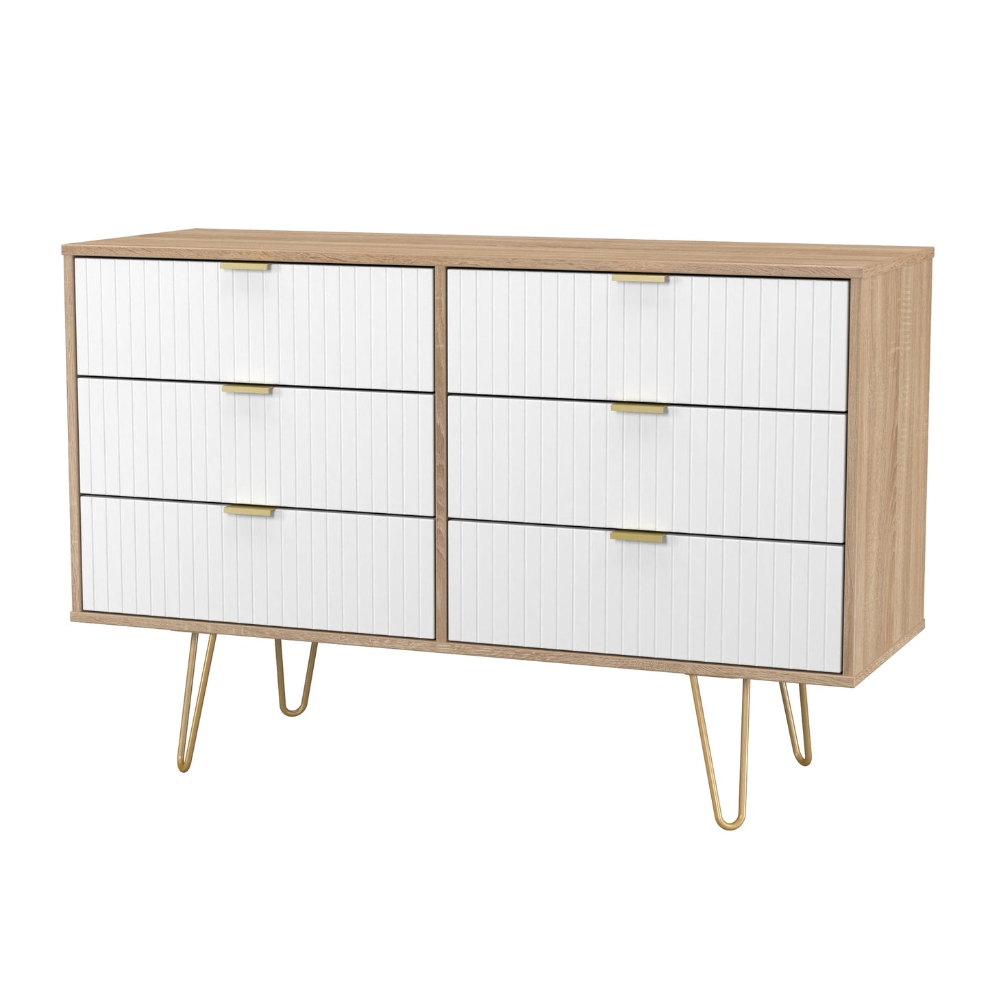 Linear 6 Drawer Midi Chest