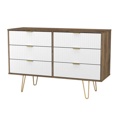 Linear 6 Drawer Midi Chest