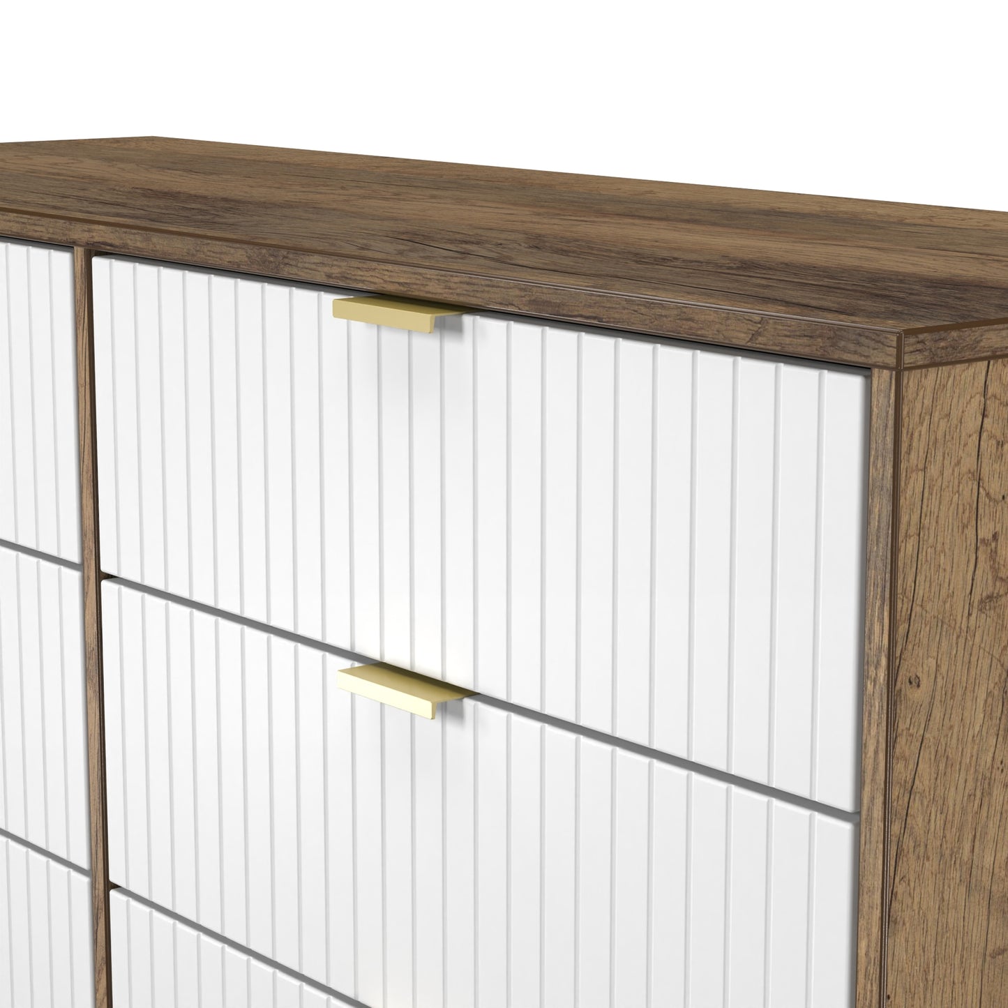 Linear 6 Drawer Midi Chest