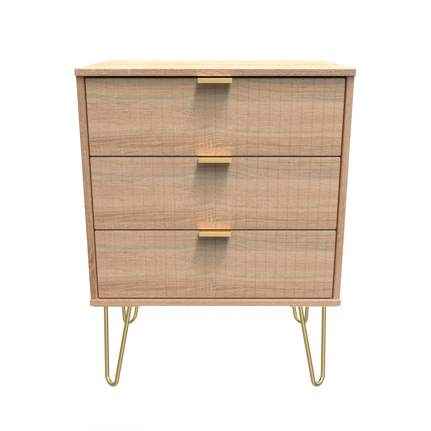 Linear 3 Drawer Midi Chest with Legs