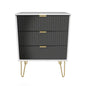 Linear 3 Drawer Midi Chest with Legs