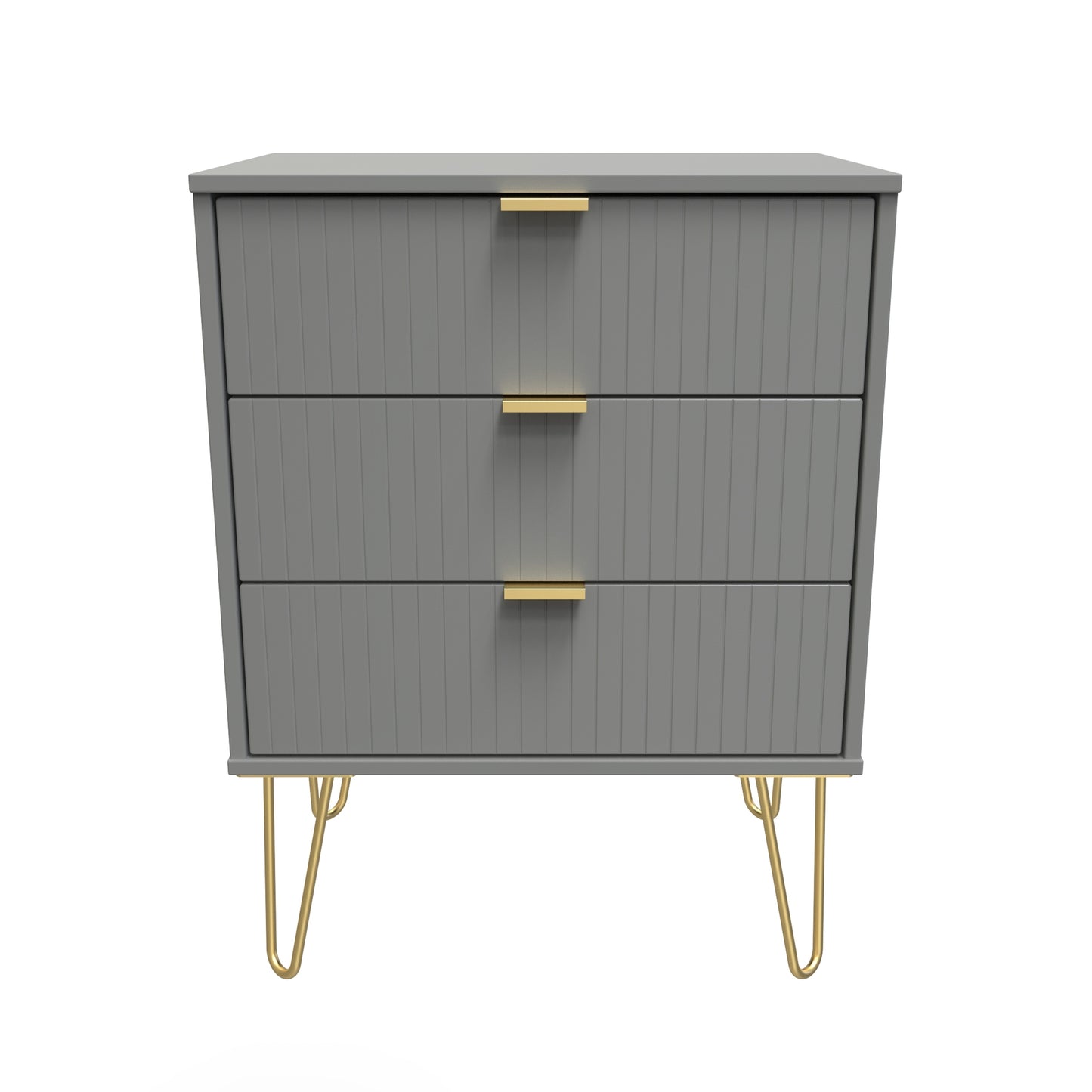 Linear 3 Drawer Midi Chest with Legs