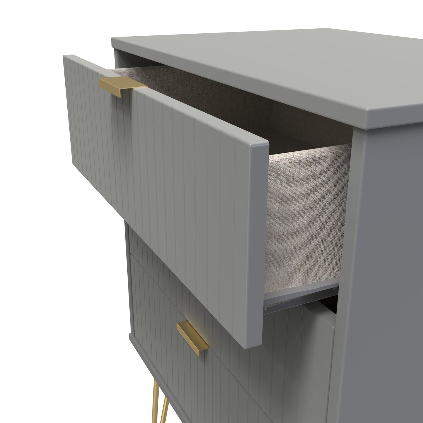 Linear 3 Drawer Midi Chest with Legs