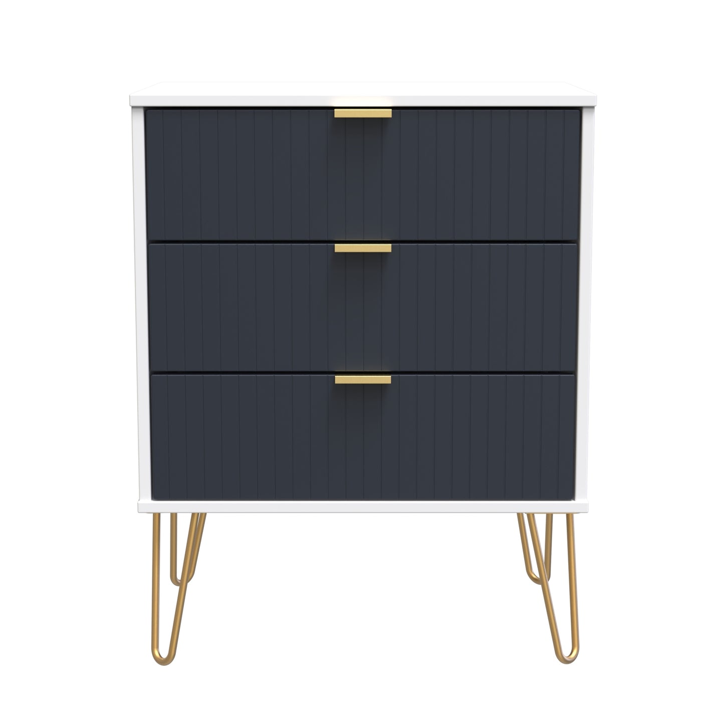 Linear 3 Drawer Midi Chest with Legs