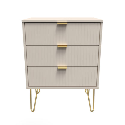 Linear 3 Drawer Midi Chest with Legs