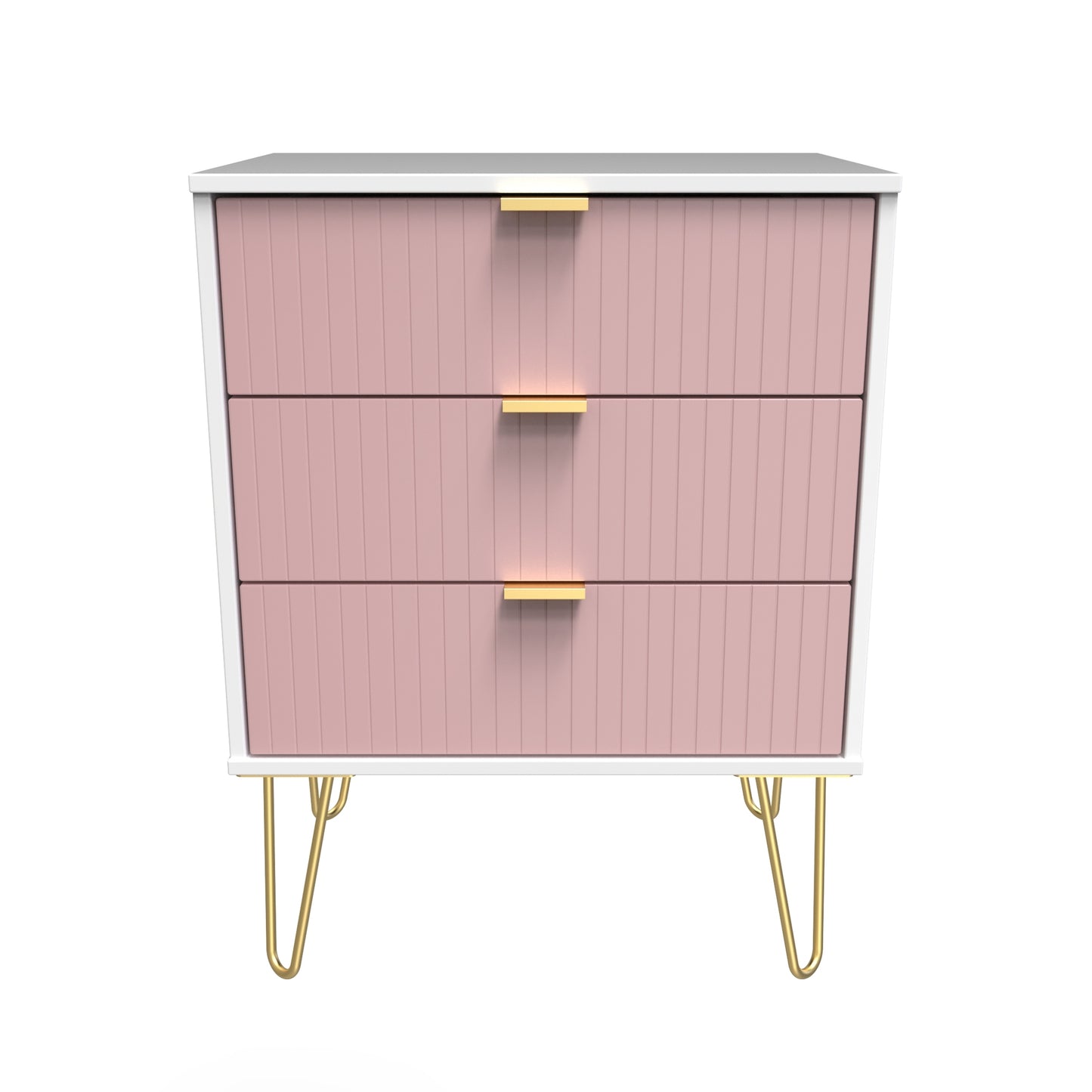Linear 3 Drawer Midi Chest with Legs