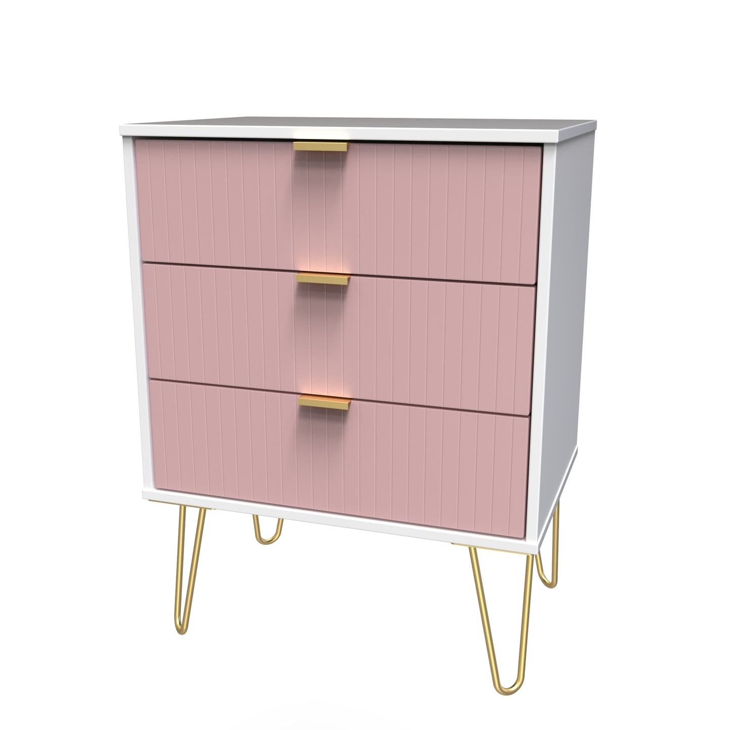 Linear 3 Drawer Midi Chest with Legs