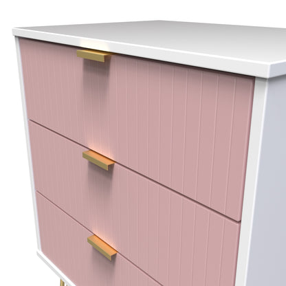 Linear 3 Drawer Midi Chest with Legs