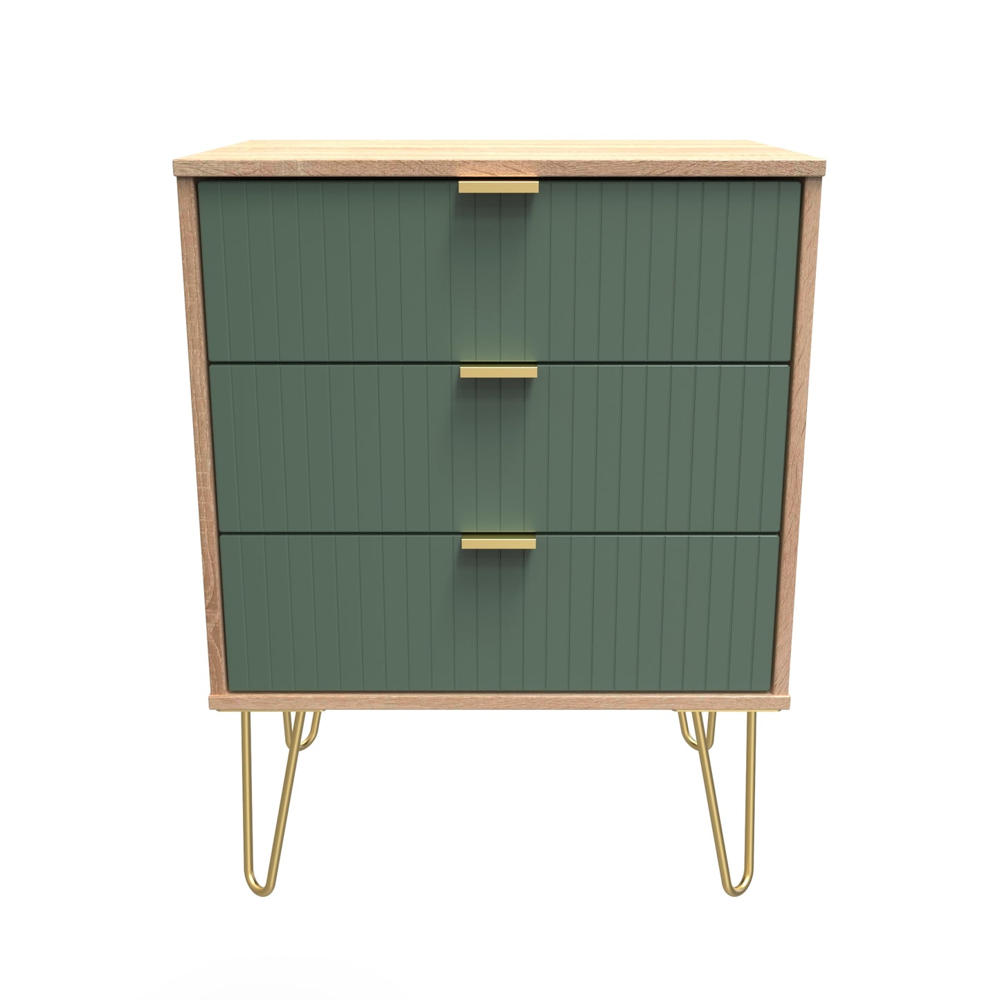 Linear 3 Drawer Midi Chest with Legs