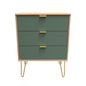 Linear 3 Drawer Midi Chest with Legs