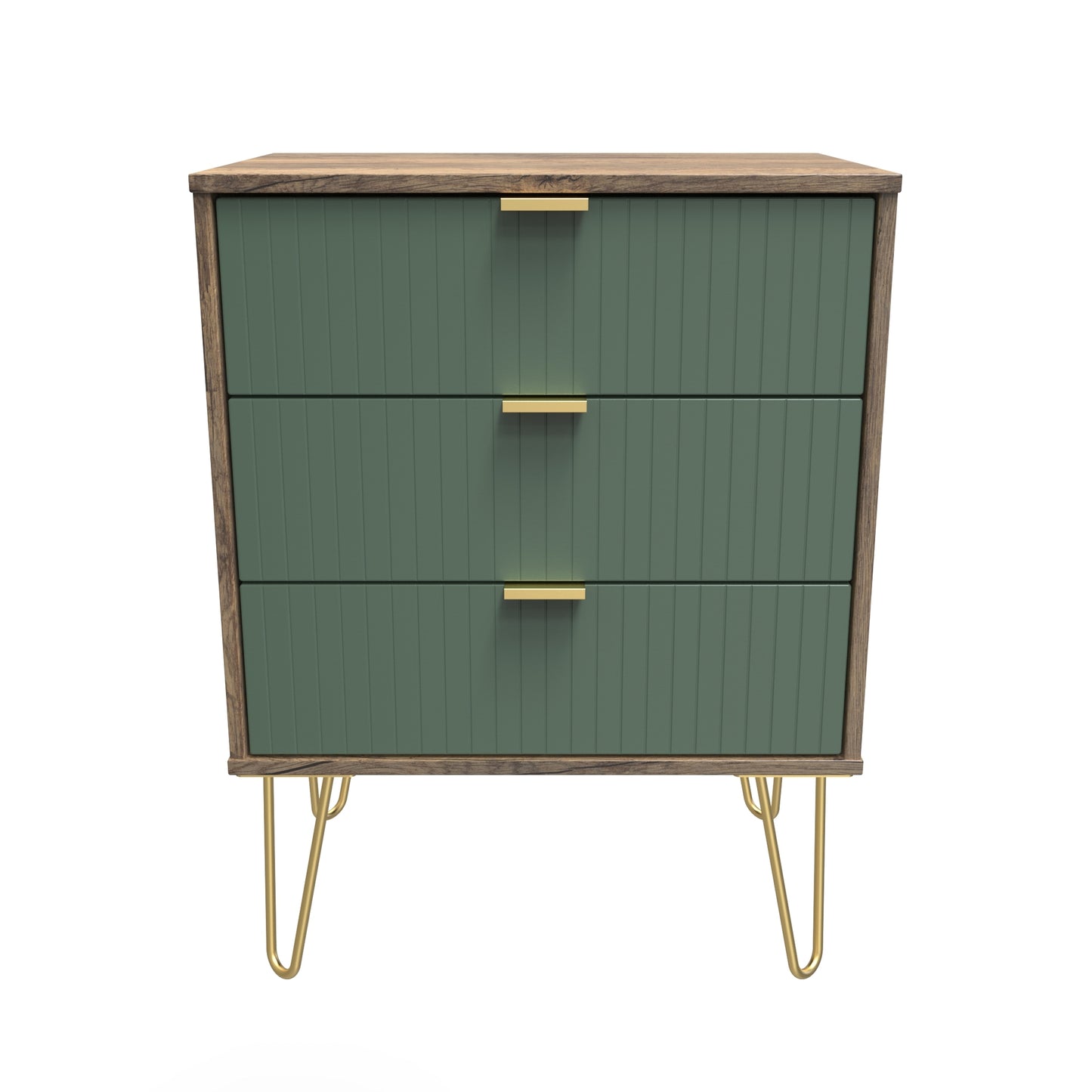 Linear 3 Drawer Midi Chest with Legs