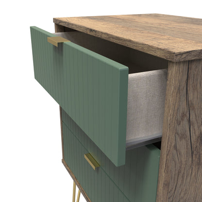 Linear 3 Drawer Midi Chest with Legs