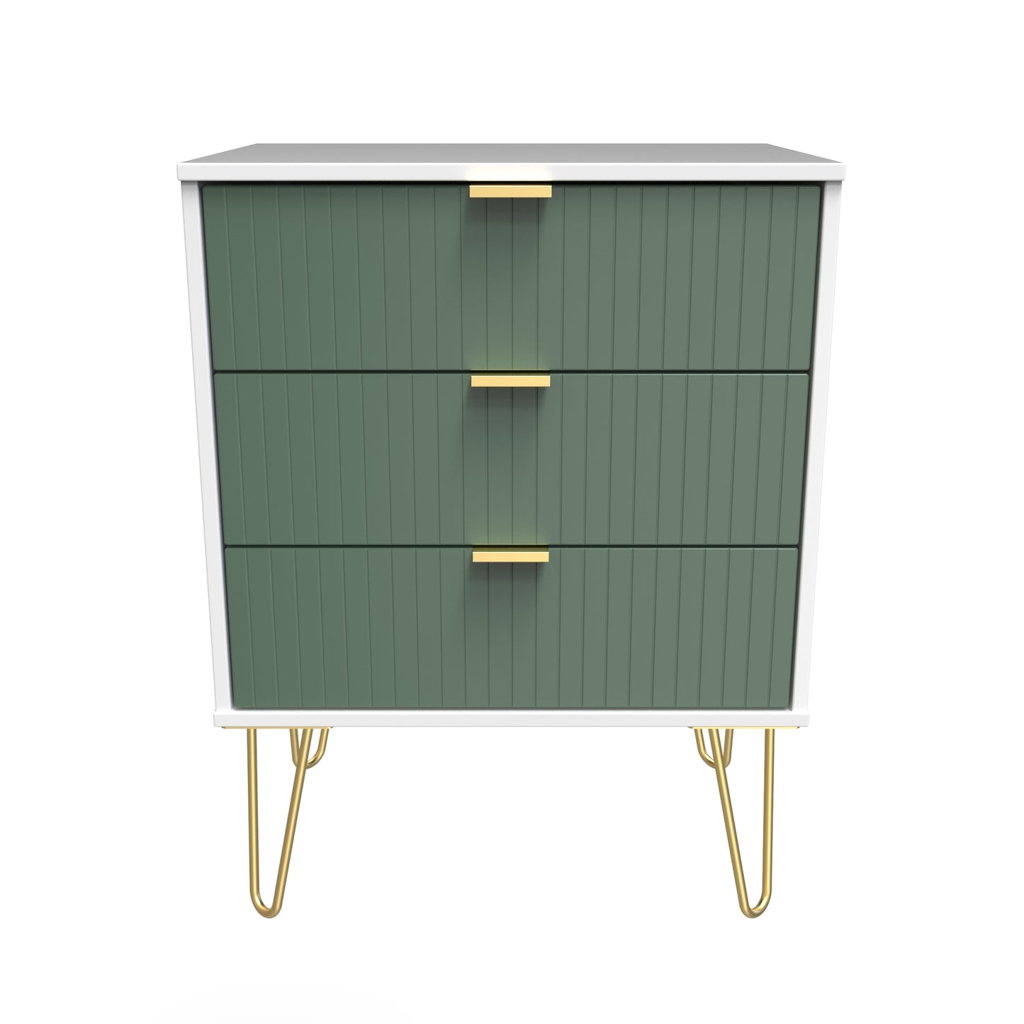 Linear 3 Drawer Midi Chest with Legs