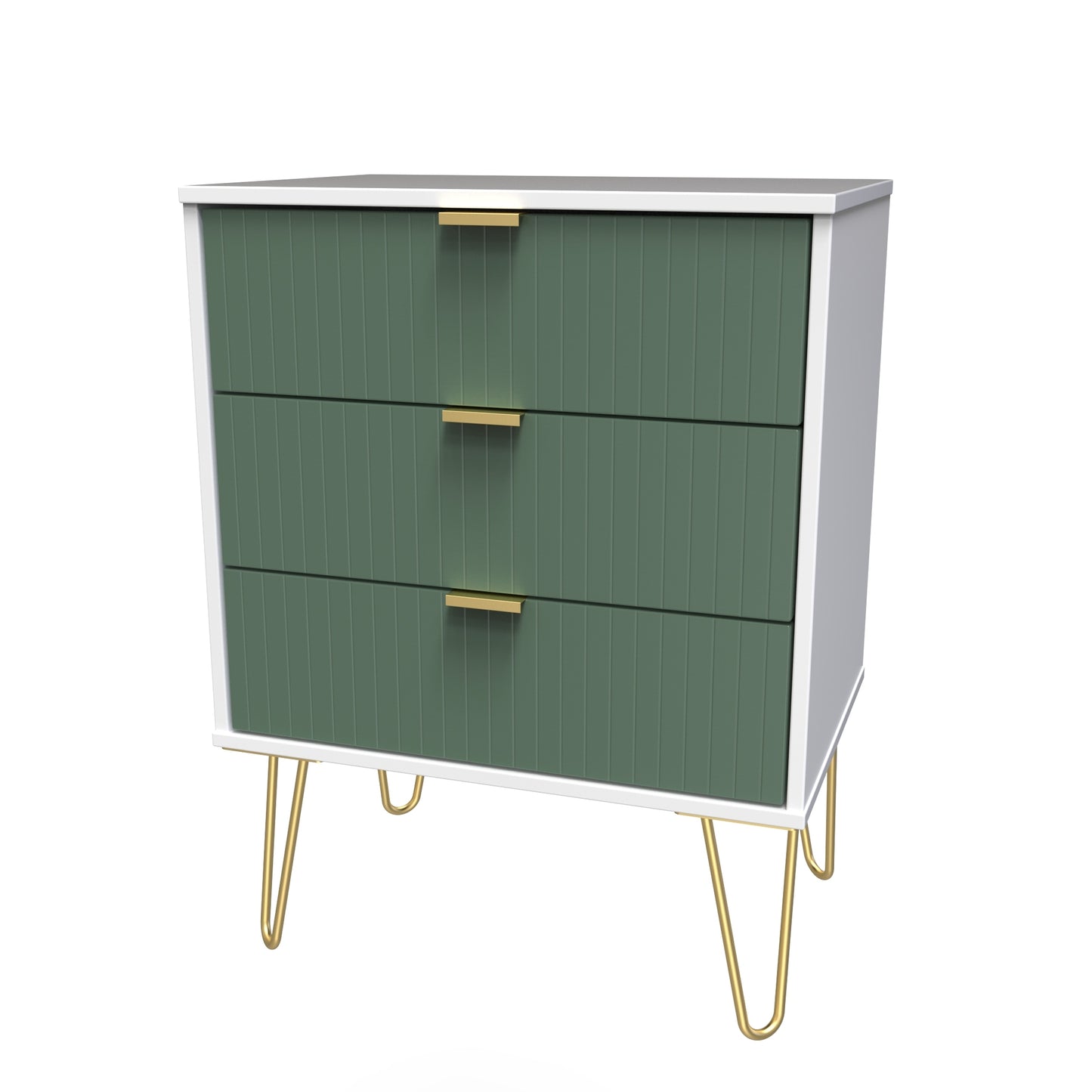 Linear 3 Drawer Midi Chest with Legs
