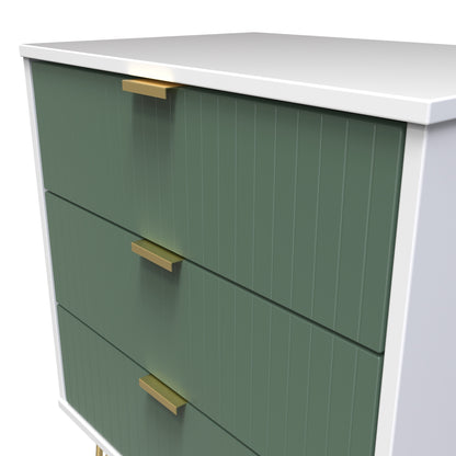 Linear 3 Drawer Midi Chest with Legs