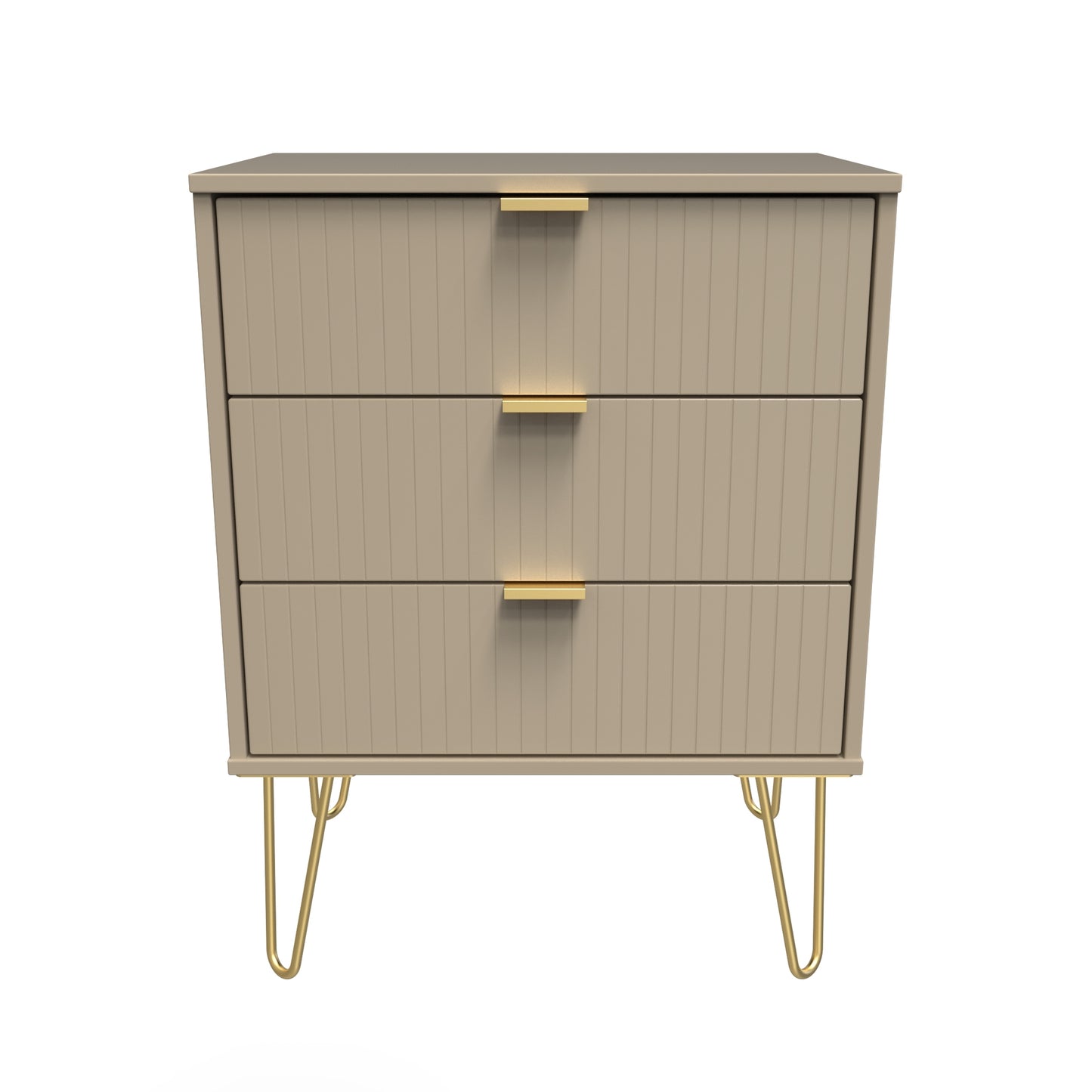Linear 3 Drawer Midi Chest with Legs