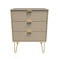 Linear 3 Drawer Midi Chest with Legs