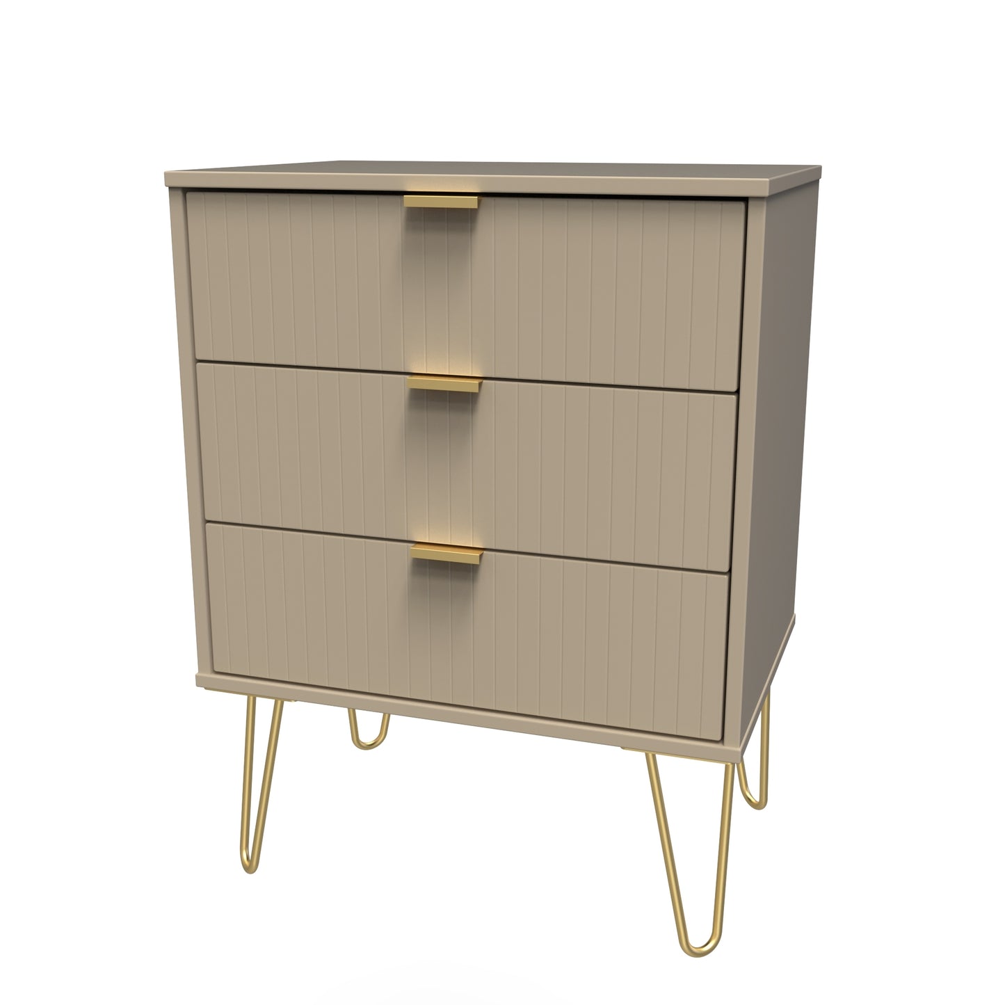 Linear 3 Drawer Midi Chest with Legs
