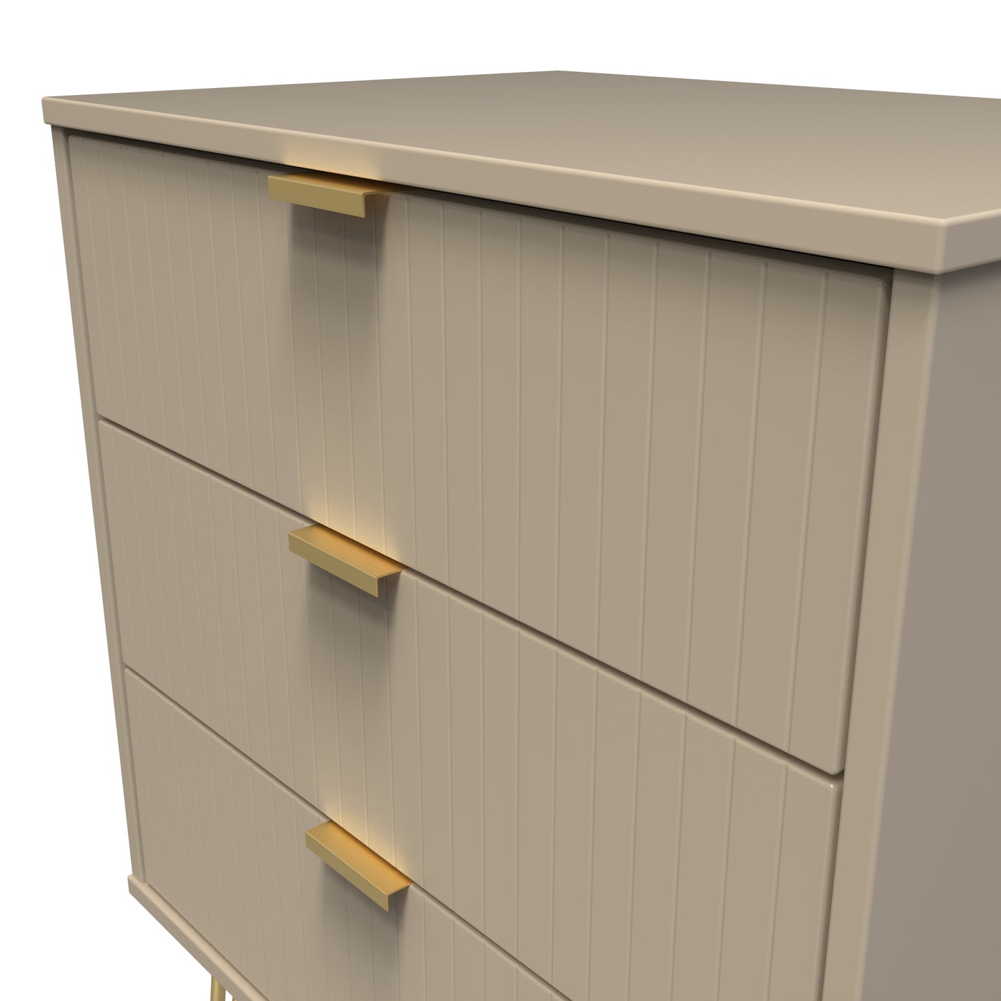 Linear 3 Drawer Midi Chest with Legs