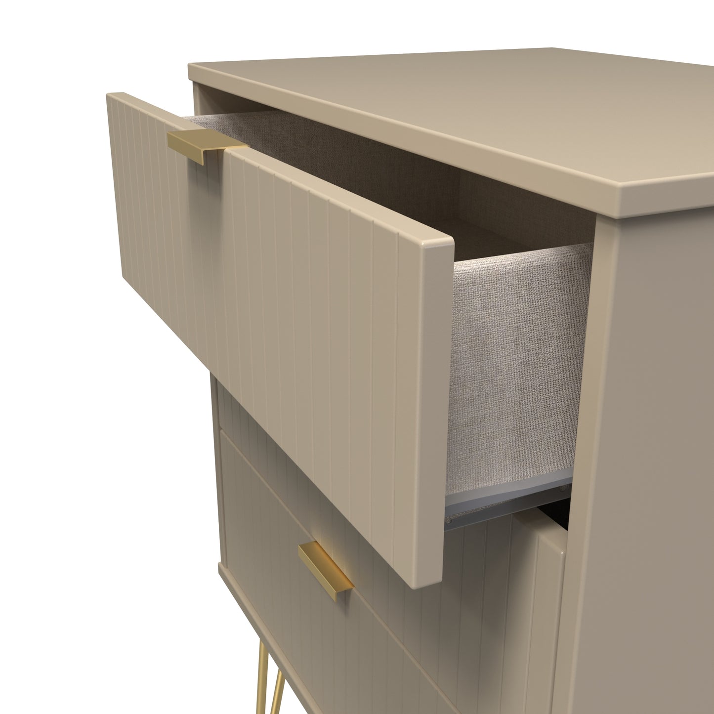 Linear 3 Drawer Midi Chest with Legs