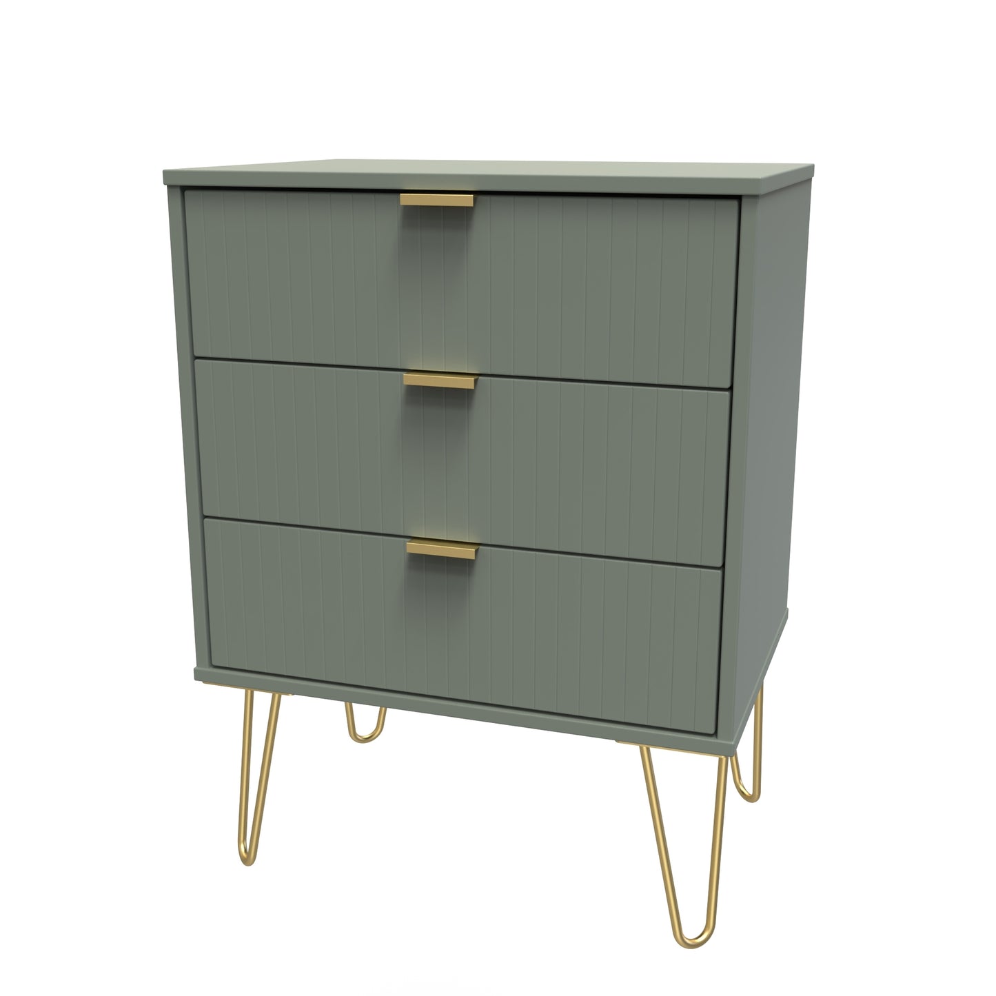 Linear 3 Drawer Midi Chest with Legs