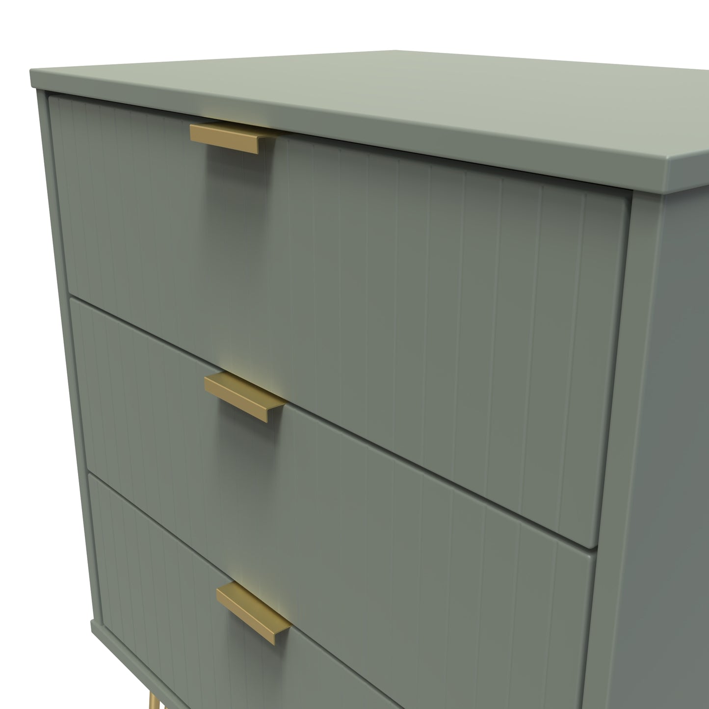 Linear 3 Drawer Midi Chest with Legs