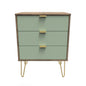 Linear 3 Drawer Midi Chest with Legs