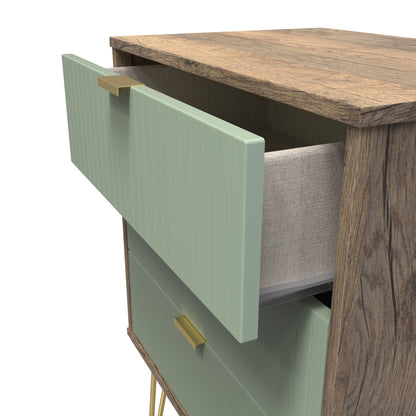 Linear 3 Drawer Midi Chest with Legs