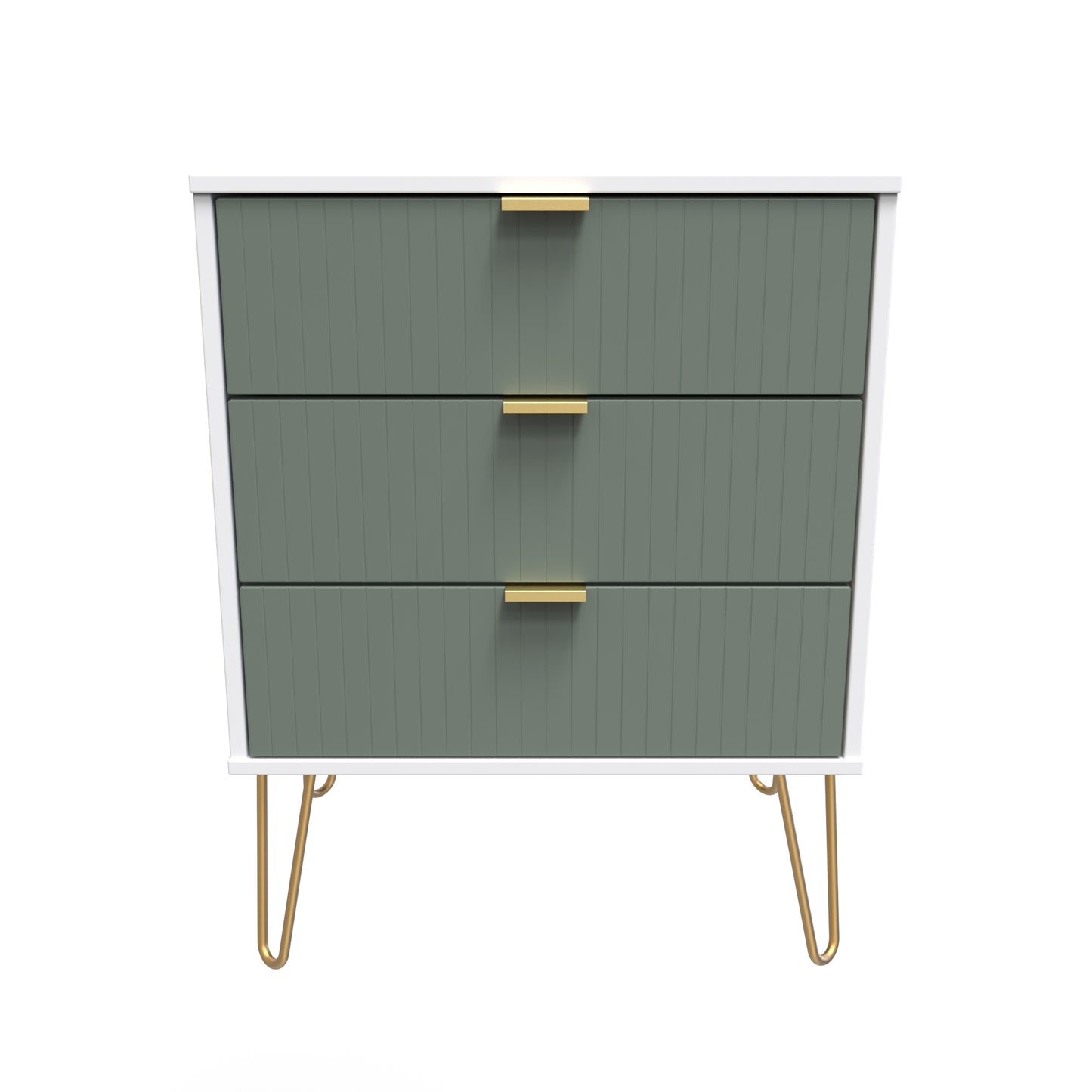 Linear 3 Drawer Midi Chest with Legs
