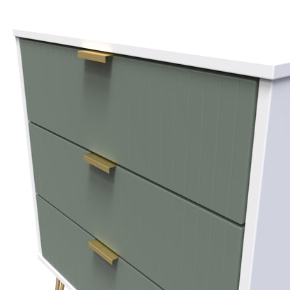 Linear 3 Drawer Midi Chest with Legs