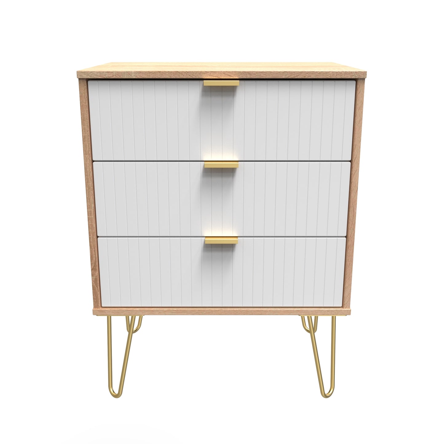Linear 3 Drawer Midi Chest with Legs
