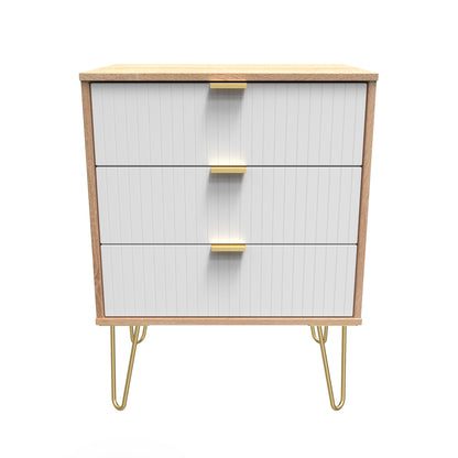 Linear 3 Drawer Midi Chest with Legs