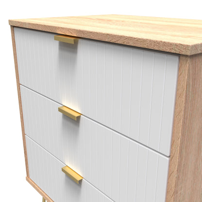 Linear 3 Drawer Midi Chest with Legs