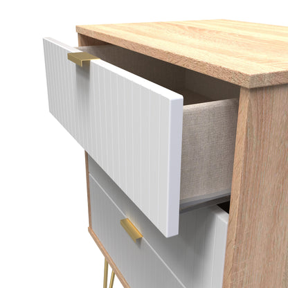 Linear 3 Drawer Midi Chest with Legs
