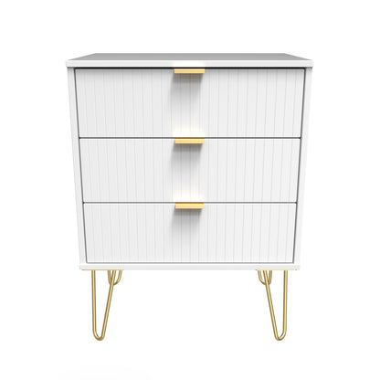 Linear 3 Drawer Midi Chest with Legs