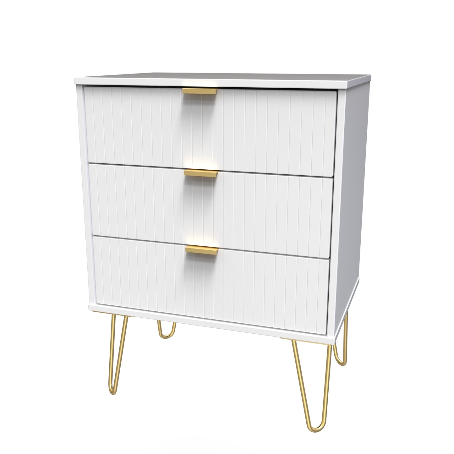 Linear 3 Drawer Midi Chest with Legs