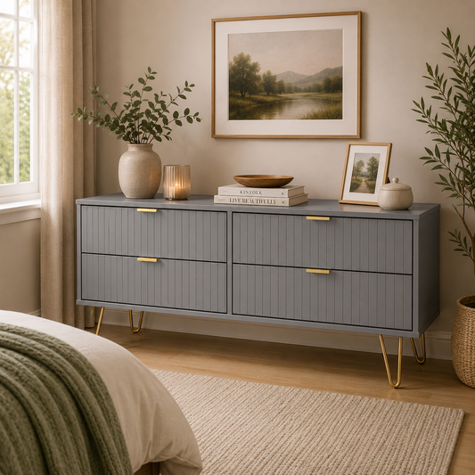 Linear 4 Drawer Bed Box