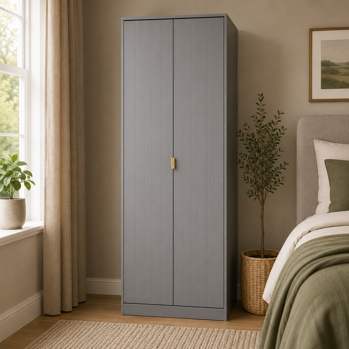 Linear 2 Door Wardrobe