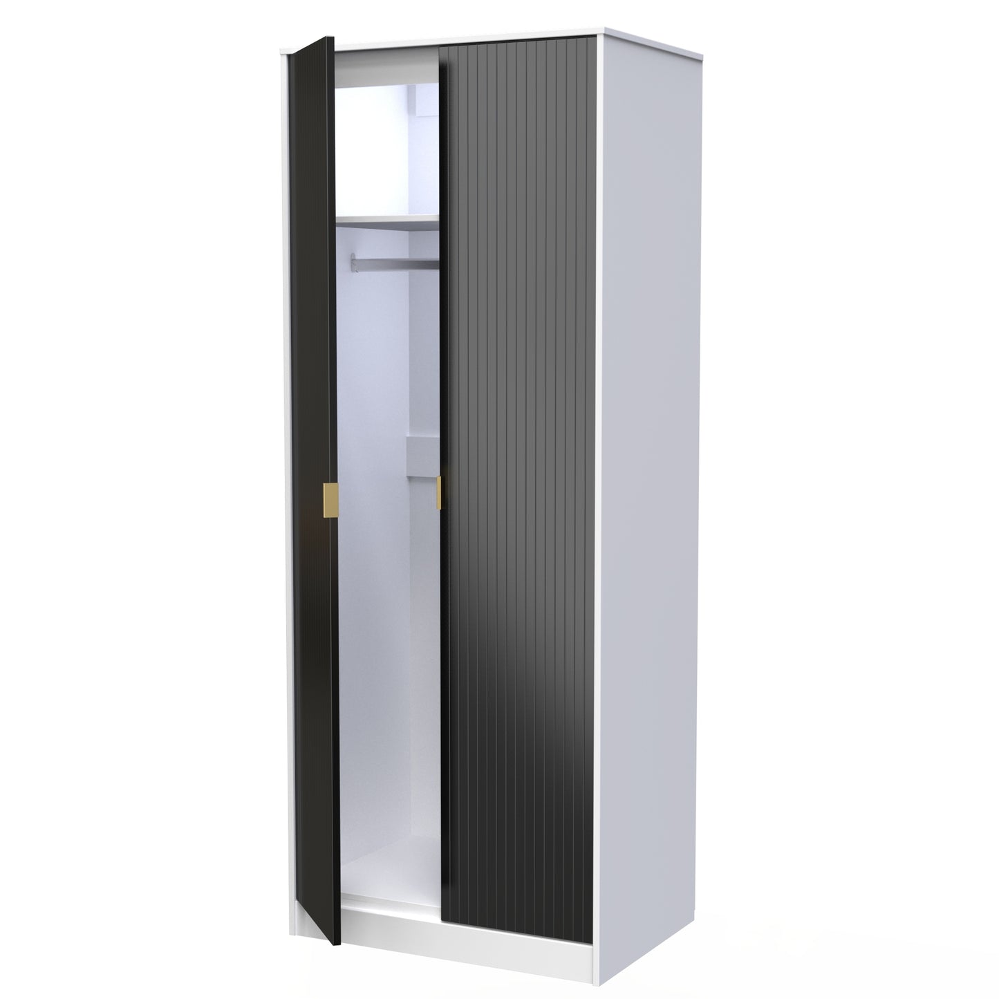 Linear Tall Plain Wardrobe