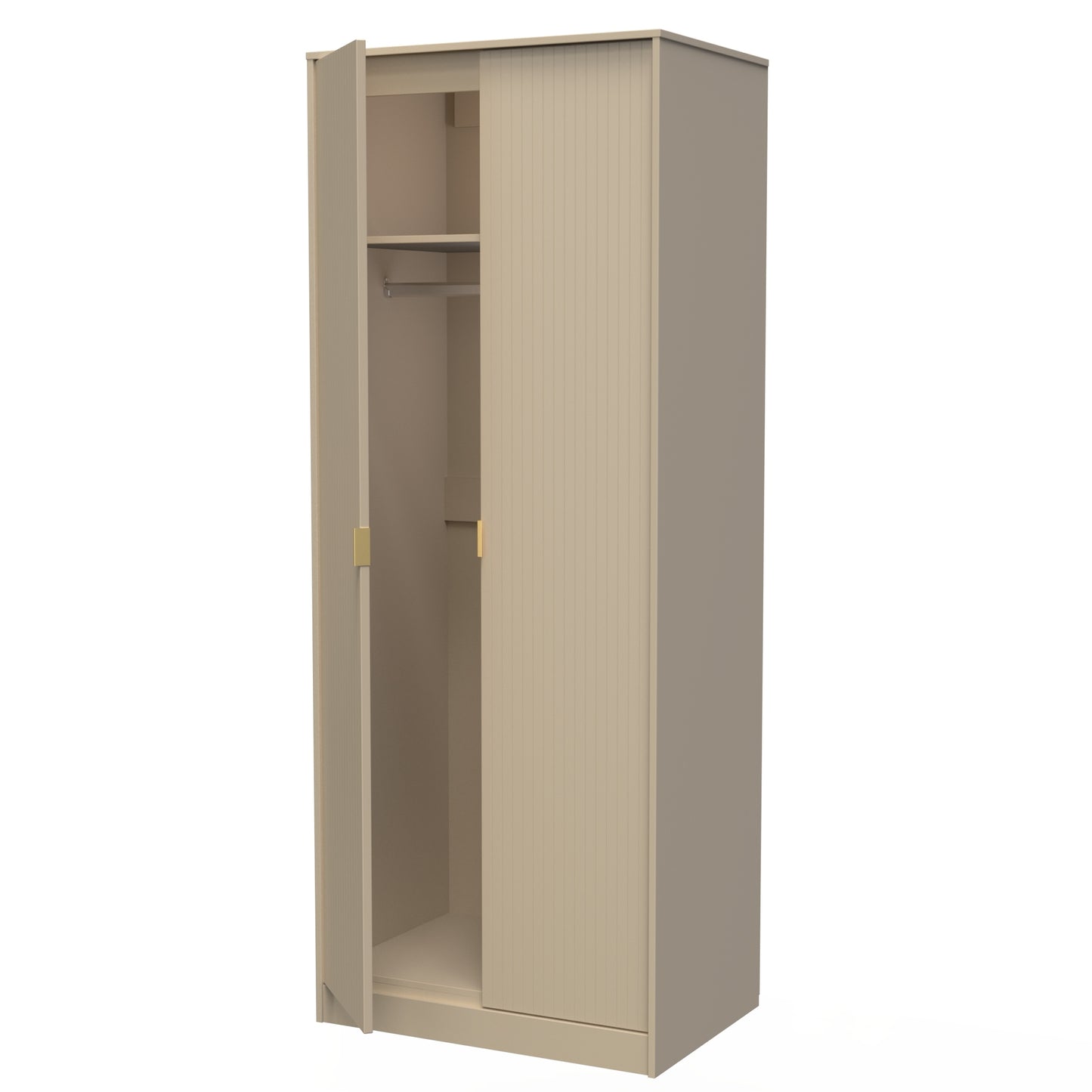 Linear Tall Plain Wardrobe