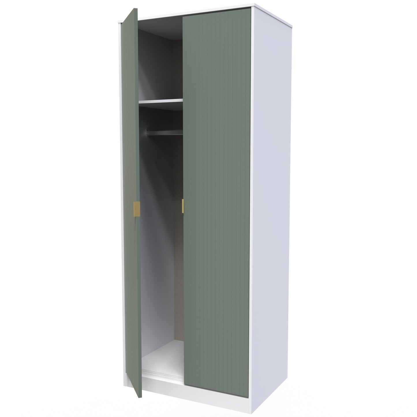 Linear Tall Plain Wardrobe
