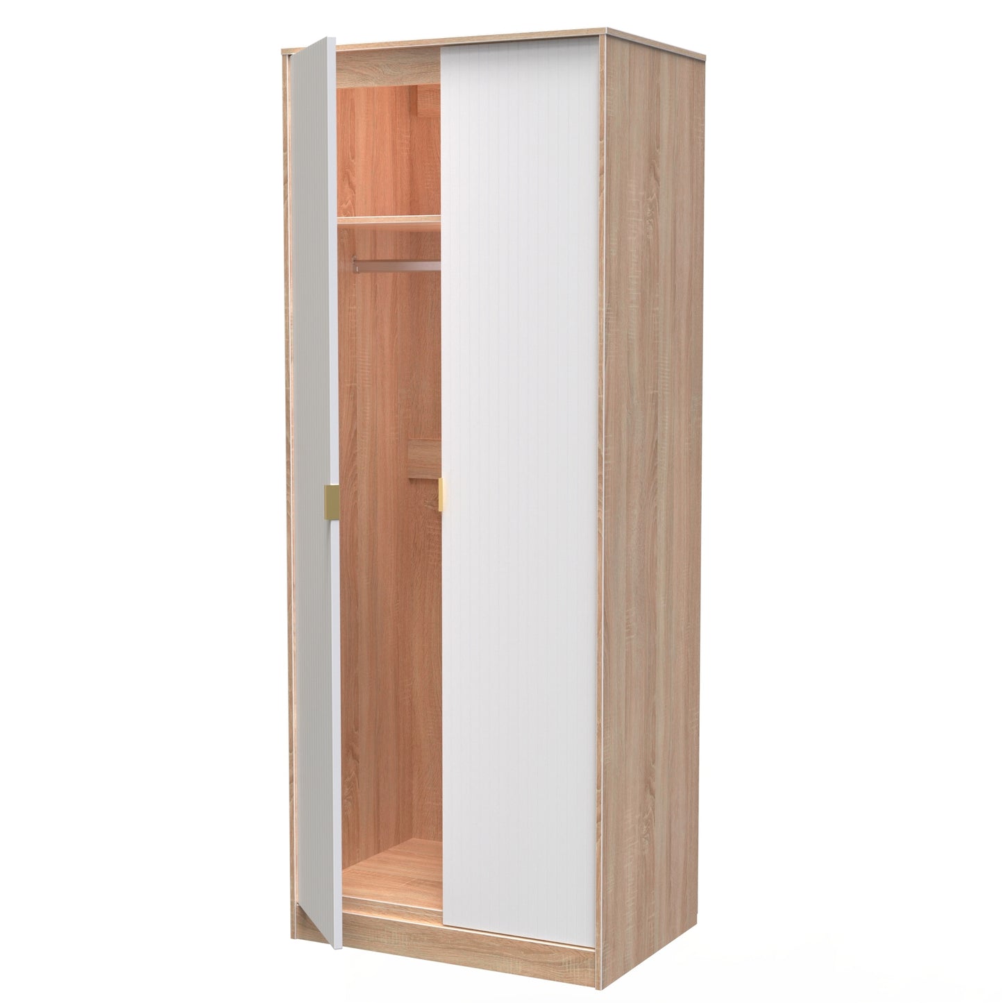 Linear Tall Plain Wardrobe