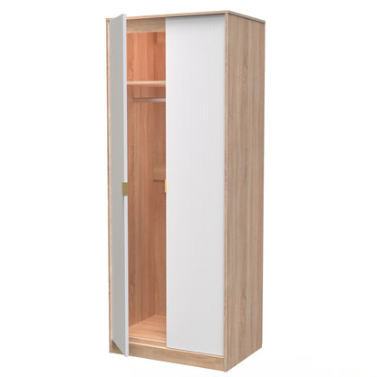 Linear Tall Plain Wardrobe