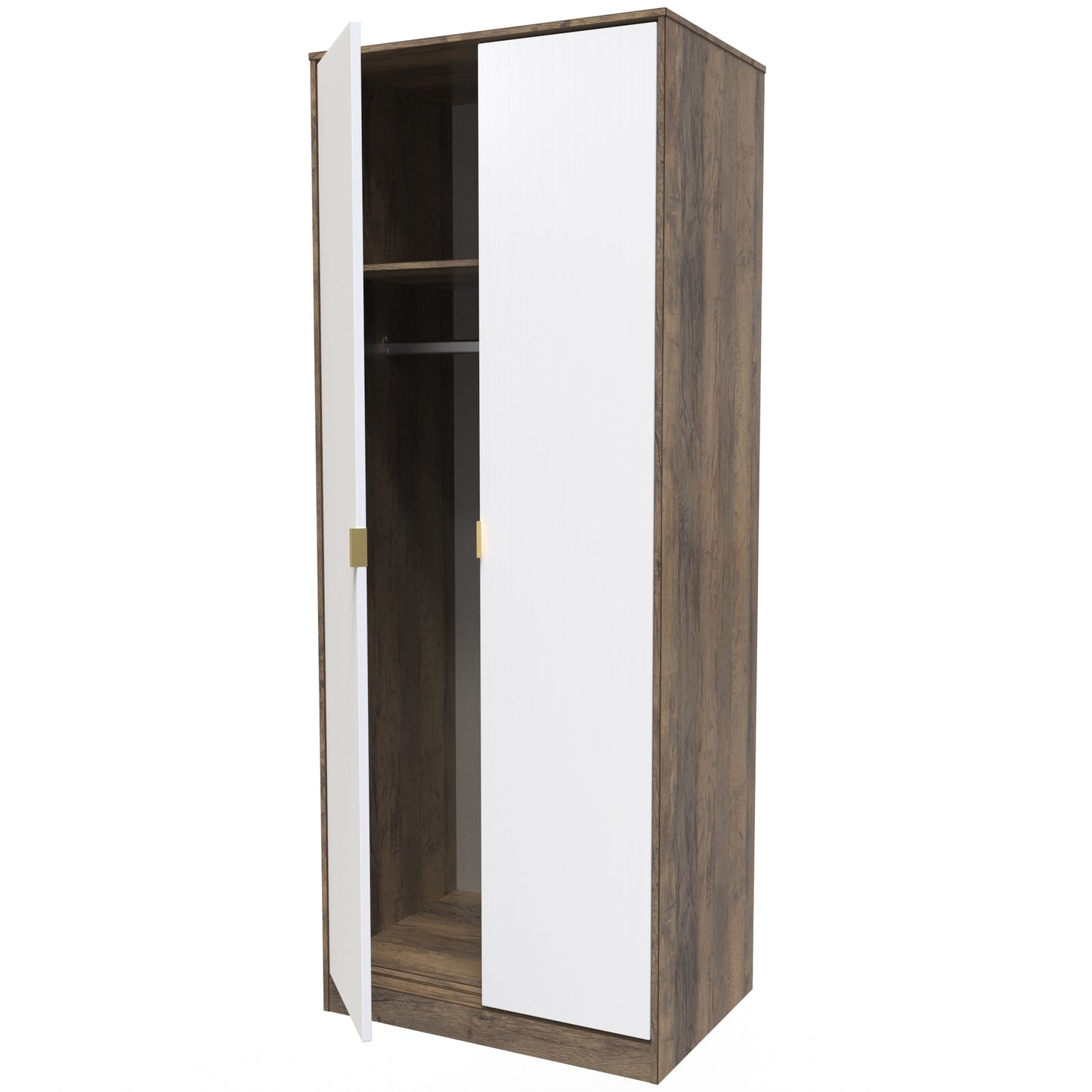 Linear Tall Plain Wardrobe