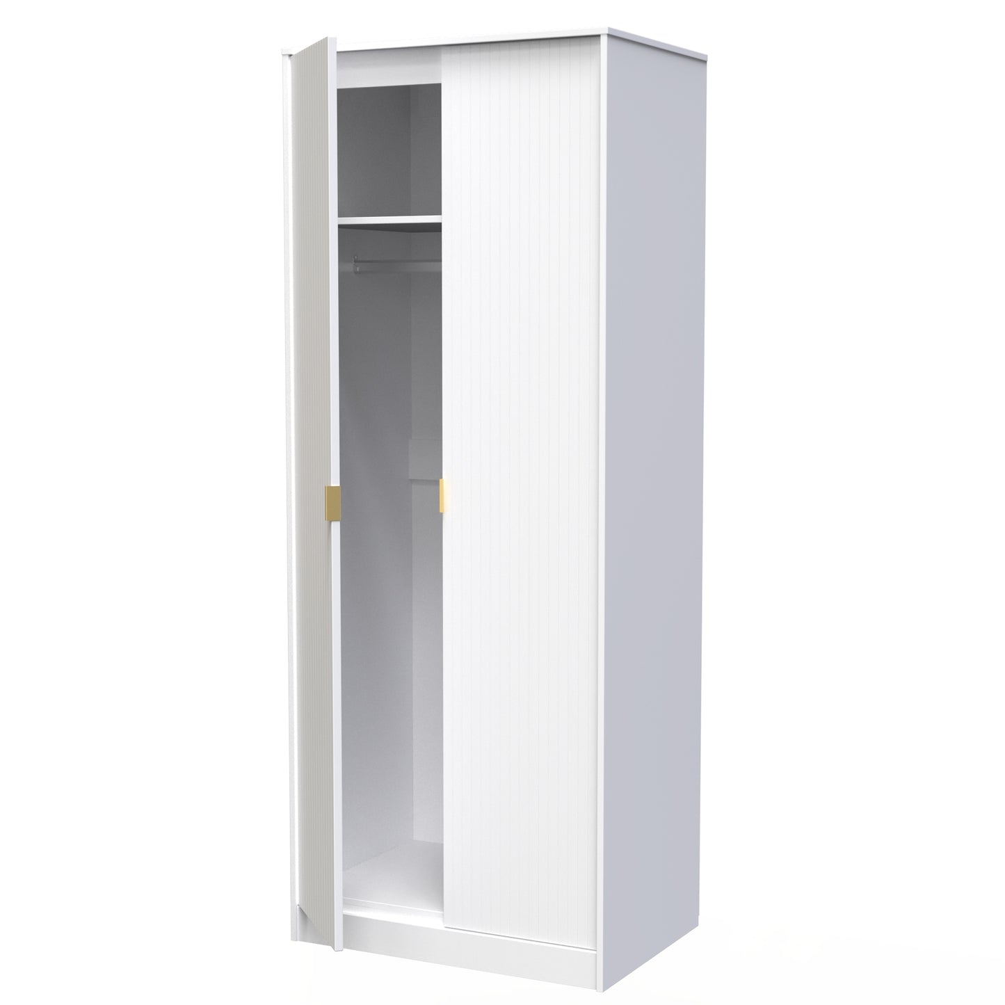 Linear Tall Plain Wardrobe