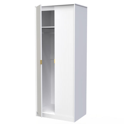 Linear Tall Plain Wardrobe