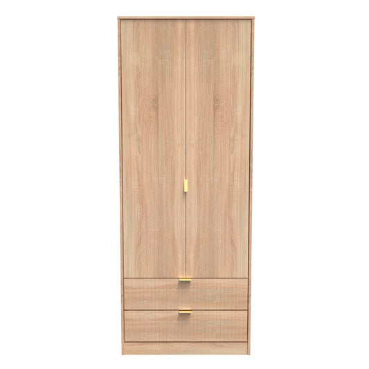 Linear Tall 2 Drawer Wardrobe
